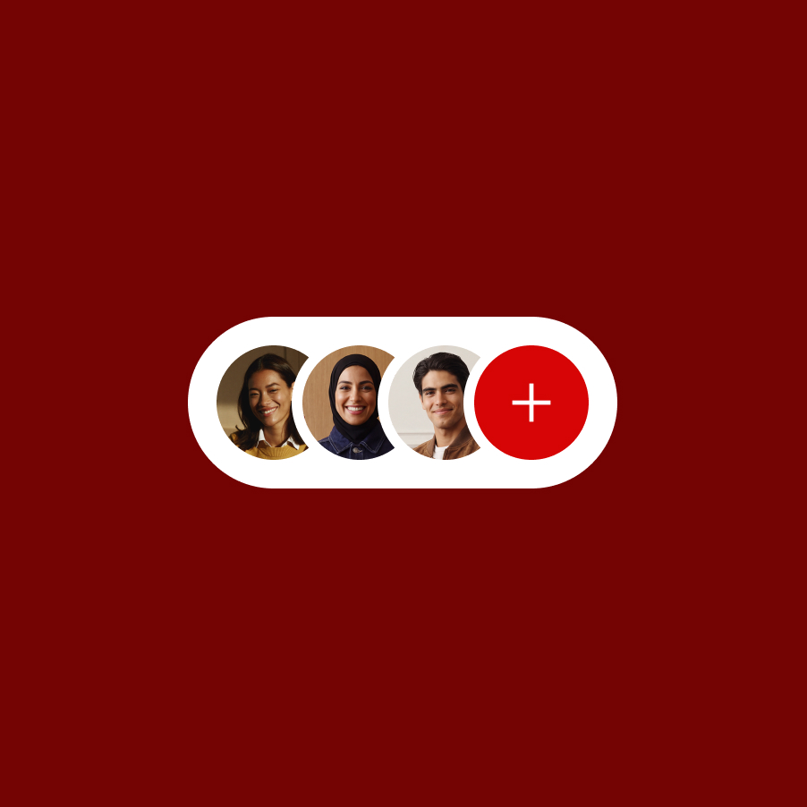 Choosing a recipient in the nsave app